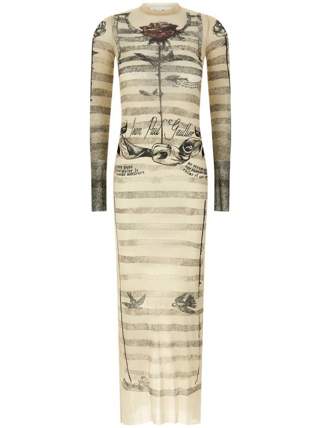 장폴고띠에 얇은 명주 드레스 2534FRO396T585030030