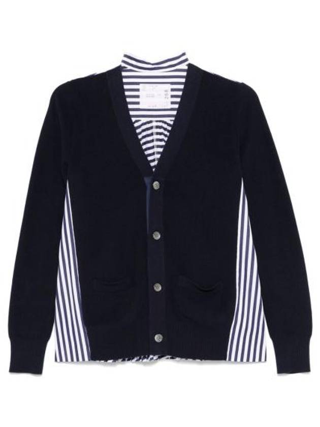25SS 사카이 가디건 SCW 268 240 BLUE WHITE