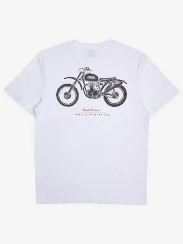 데우스 엑스 마키나 클래식 파릴라 티셔츠 화이트 Deus Ex Machina Classic Parilla T Shirt White