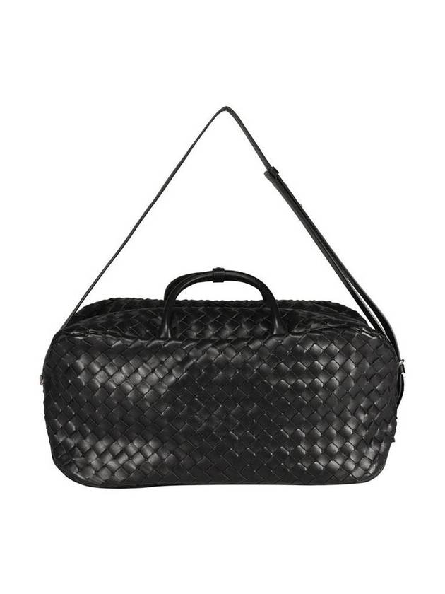 보테가베네타 인테르치아토 팝업 더플 백 블랙