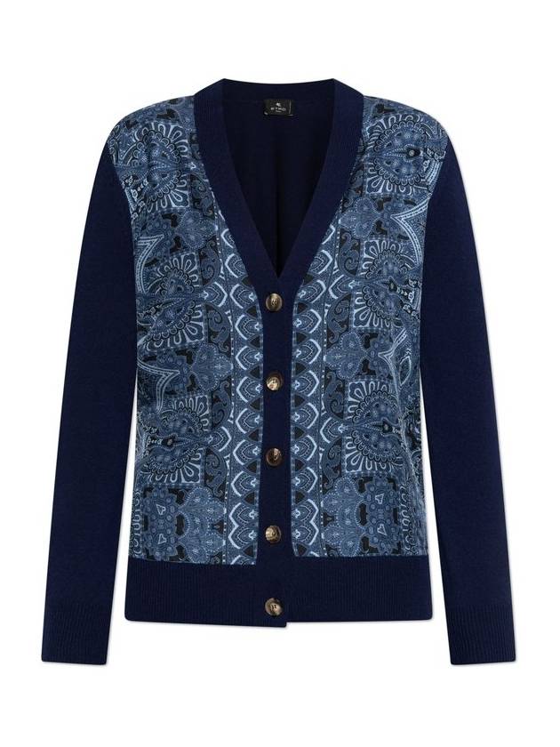 Etro 브이넥 버튼 가디건