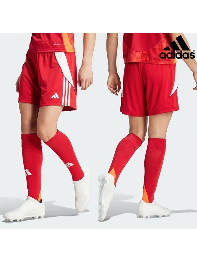 아디다스 여성 티로24 축구 쇼츠 반바지 팀파워레드2