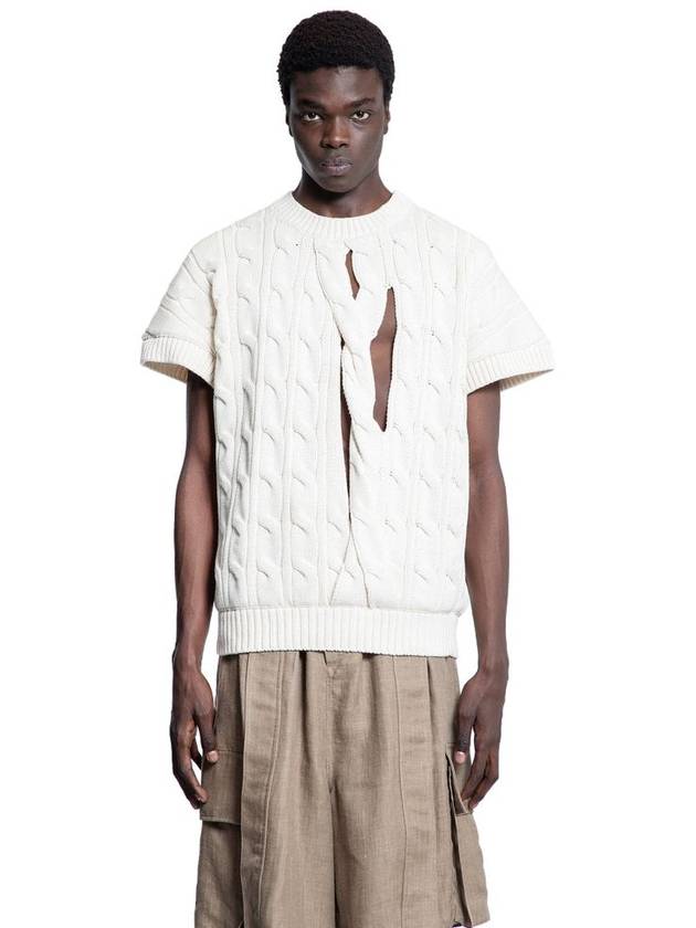 HED MAYNER MAN OFF-WHITE VESTS