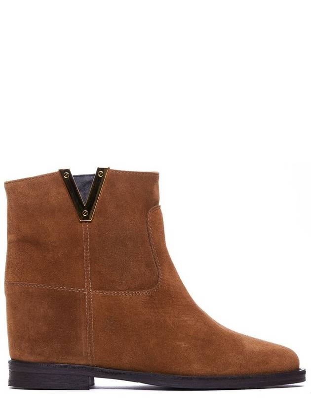 비아 로마 15 앵클 부츠 브라운