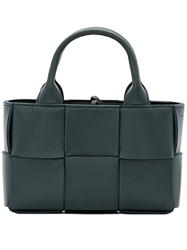 보테가베네타 캔디 아크로 마이크로 토트 백 다크 그린