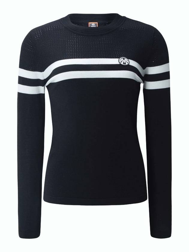 마헤스 여성 니트 스웨터 블랙라벨 스판 라운드 니트 GN40688