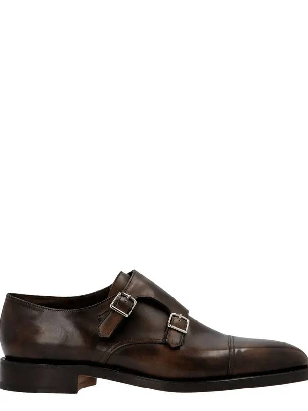 John Lobb William 버클 로퍼 228192L_DARKBROWN