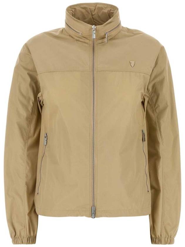 버버리 베이지 나일론 블렌드 윈드브레이커 8101271 C1741