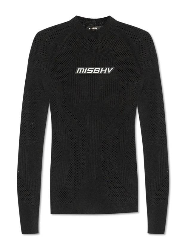 Misbhv 로고 패치 롱슬리브 탑