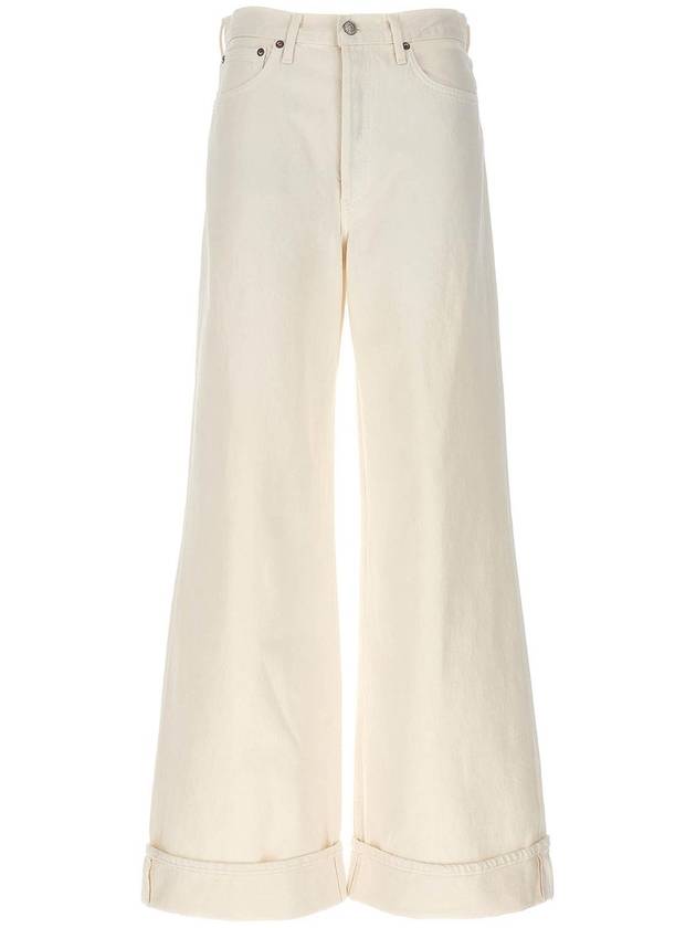 Agolde Dame Denim Jeans Button