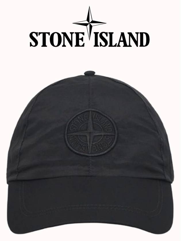 스톤 아일랜드 9100995 베이스볼 캡 펄 블랙 K1S1591009 95S0076 V0029