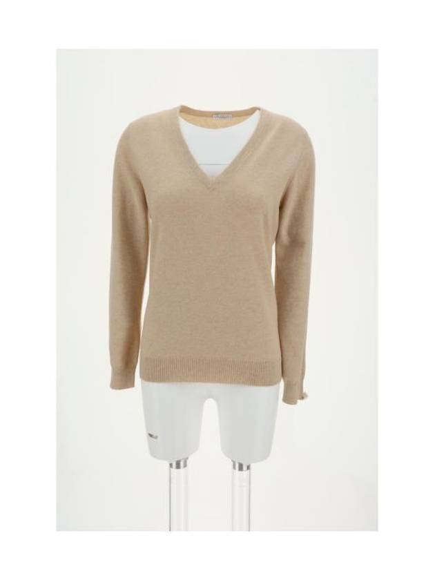 25SS 브루넬로 쿠치넬리 후드 티셔츠 M12144402 C057 BEIGE