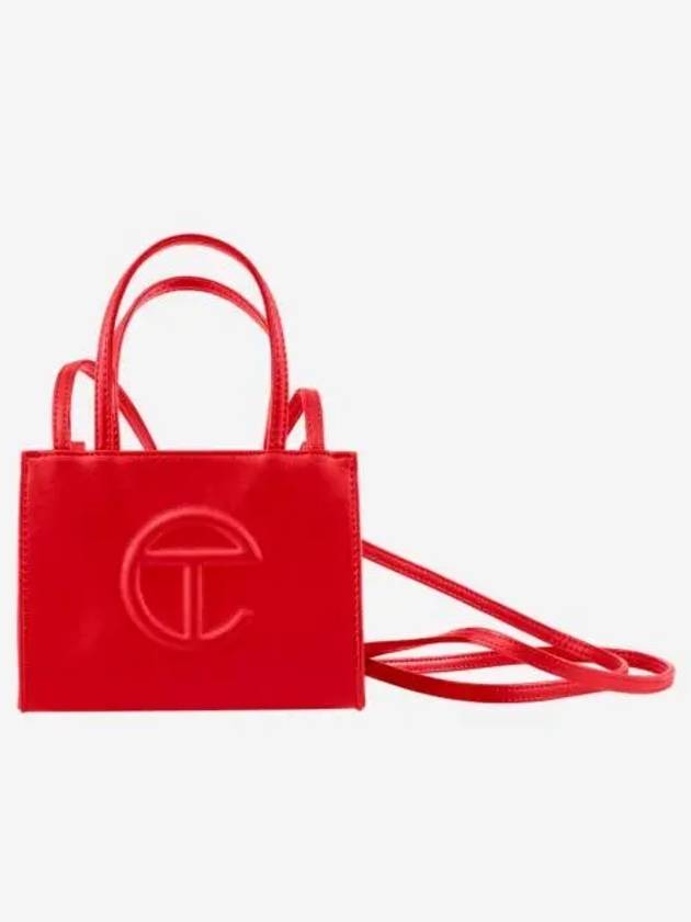 텔파 스몰 레드 Telfar Small Shopping Bag Red