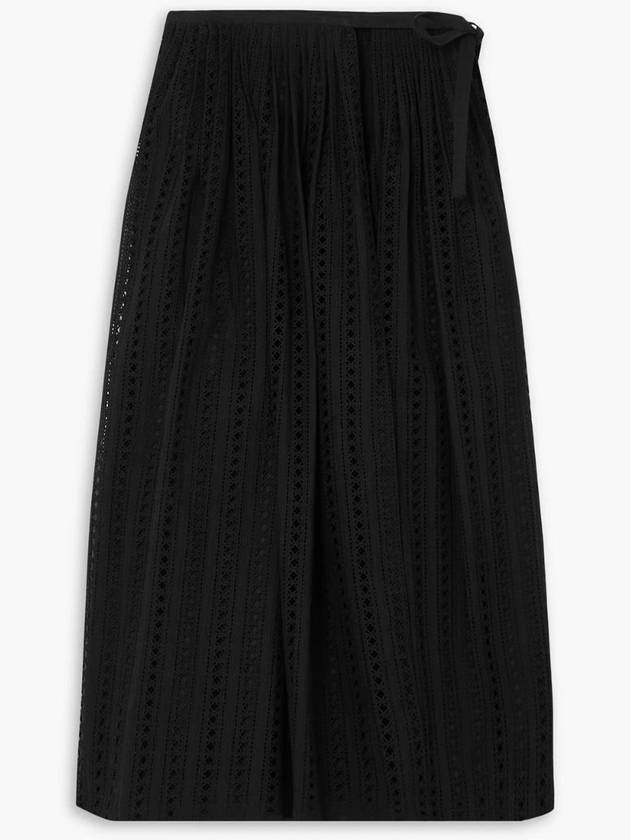 NB07 아담립스 여성 스커트 Broderie anglaise cotton wrap skirt
