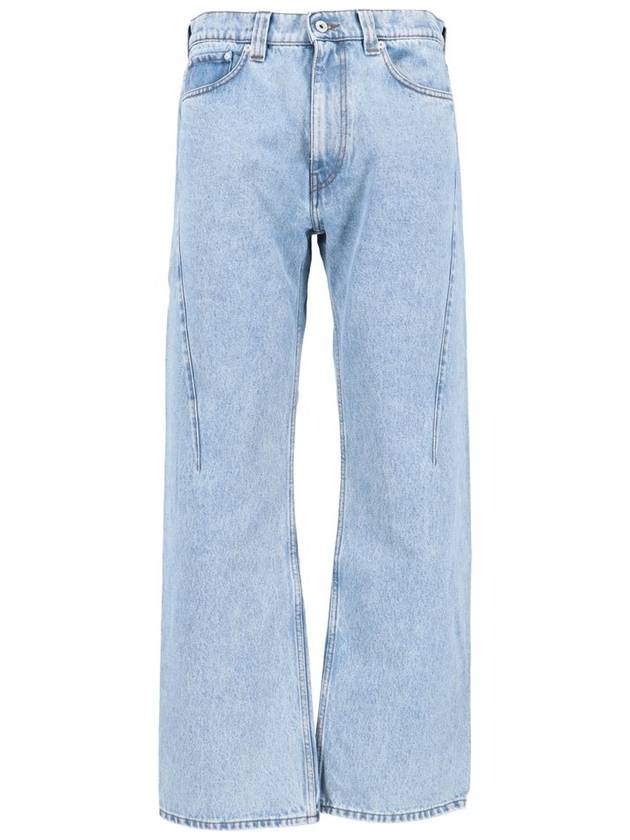 Y/Project 로고 자수 스트레이트 레그 진