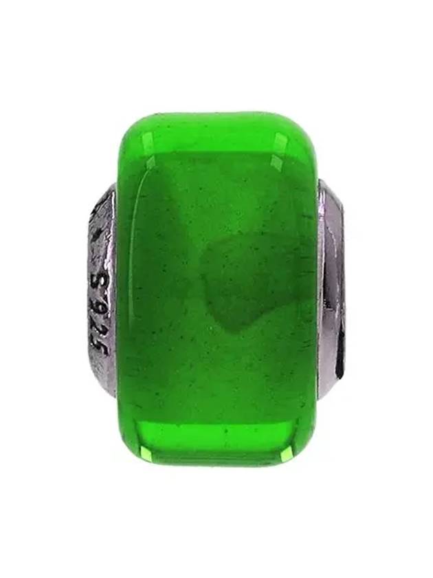 판도라 미니 무라노 글래스 팔찌 참 그린