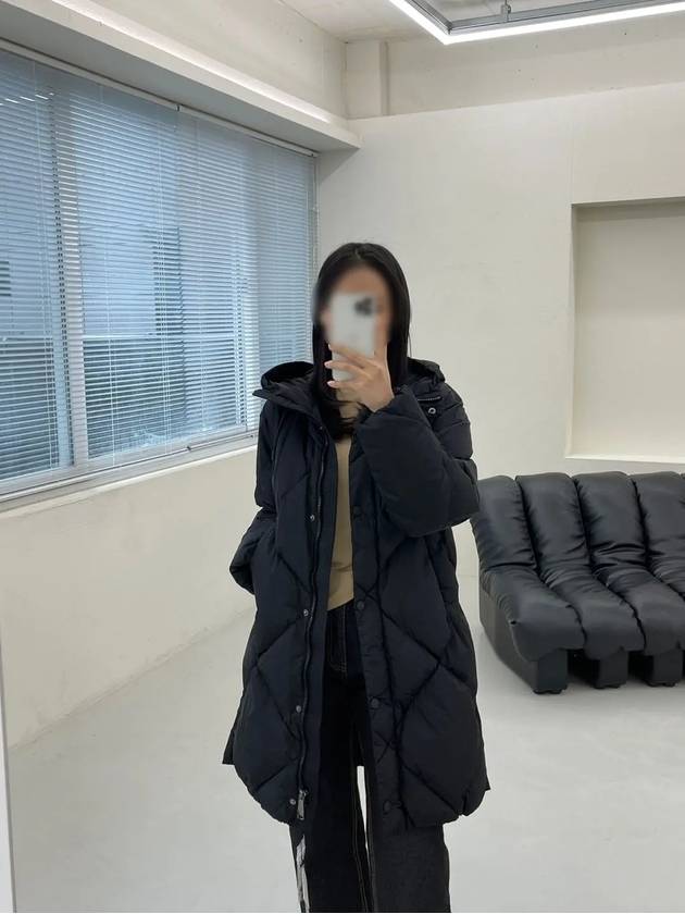 24FW 막스마라 GUELFO 퀼팅 다운 패딩 자켓 004 블랙