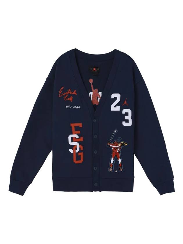 나이키 조던 X 이스트사이드 골프 가디건 미드나잇 네이비