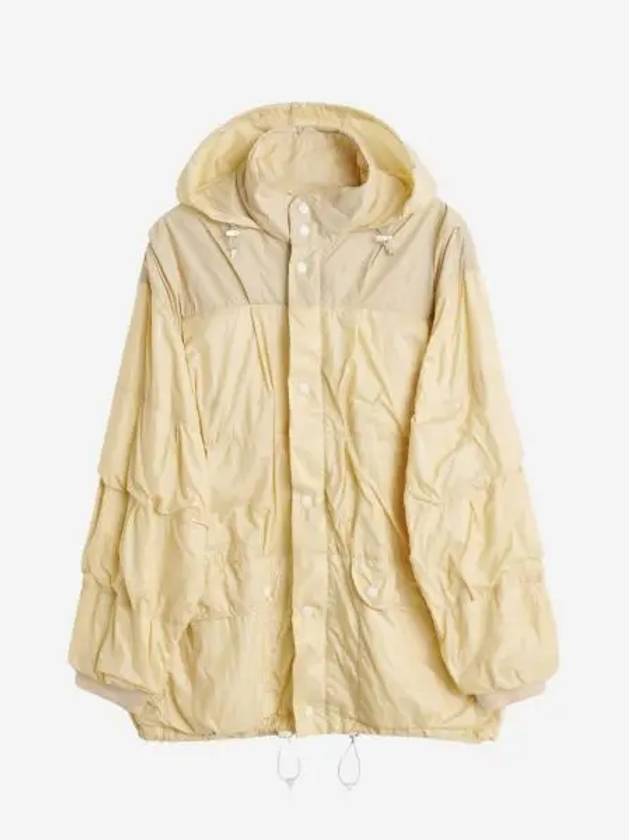 아워레가시 이그조스트 푸파 러버라이즈드 나일론 크림 Our Legacy Exhaust Puffa Rubberized Nylon Cream