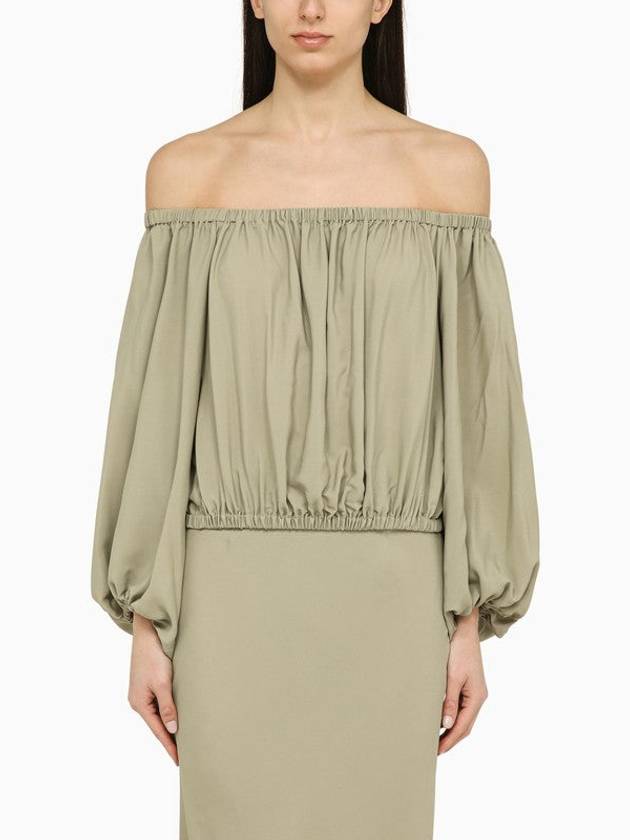 Sage Silk Blend Top