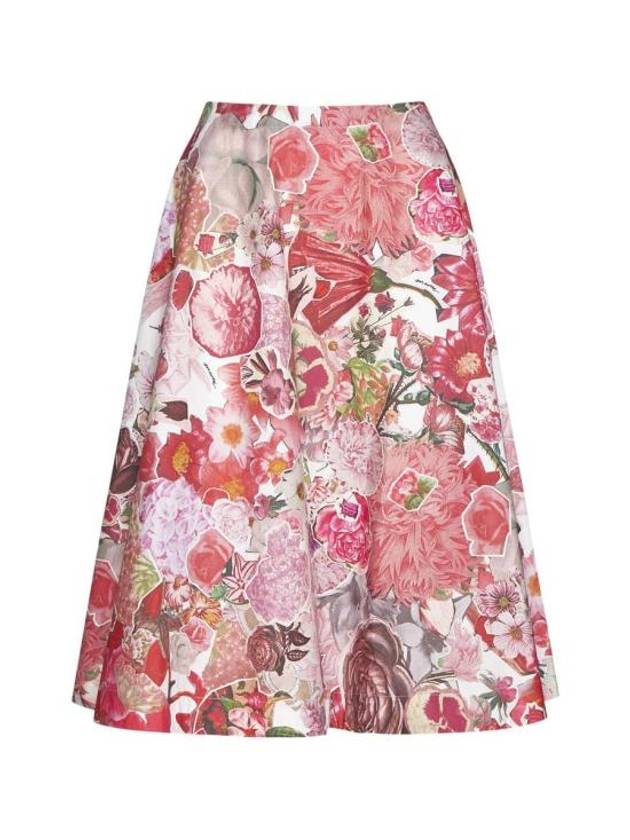 24SS 마르니 숏 스커트 GOMA0527A0UTC377REC14 PINK CLEMATIS