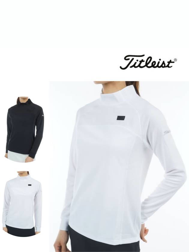 타이틀리스트 여성용 클래식 긴팔 티셔츠 반목 2025년 여성골프웨어 TMPWT521J