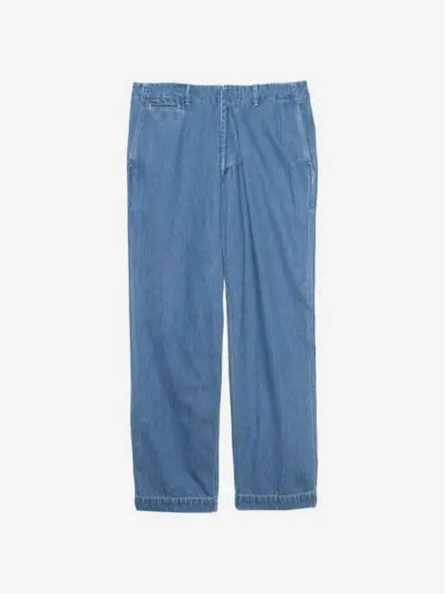 나나미카 와이드 데님 팬츠 인디고 블리치 Nanamica Wide Denim Pants Indigo Bleach