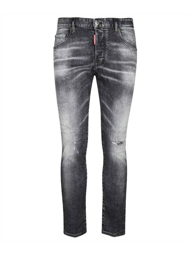 디스퀘어드2 남성 스케이터 Skater 스키니 진 블랙