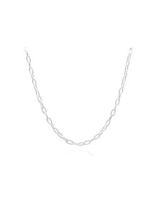 W 판도라 링크 체인 네클리스 스털링 실버 W Pandora Link Chain Necklace Sterling Silver