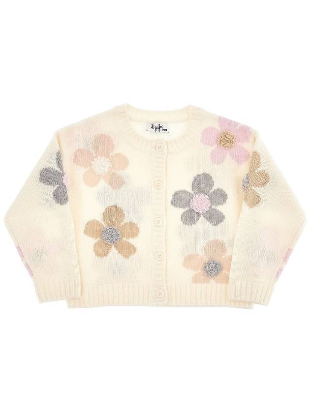 IL GUFO Floral wool cardigan