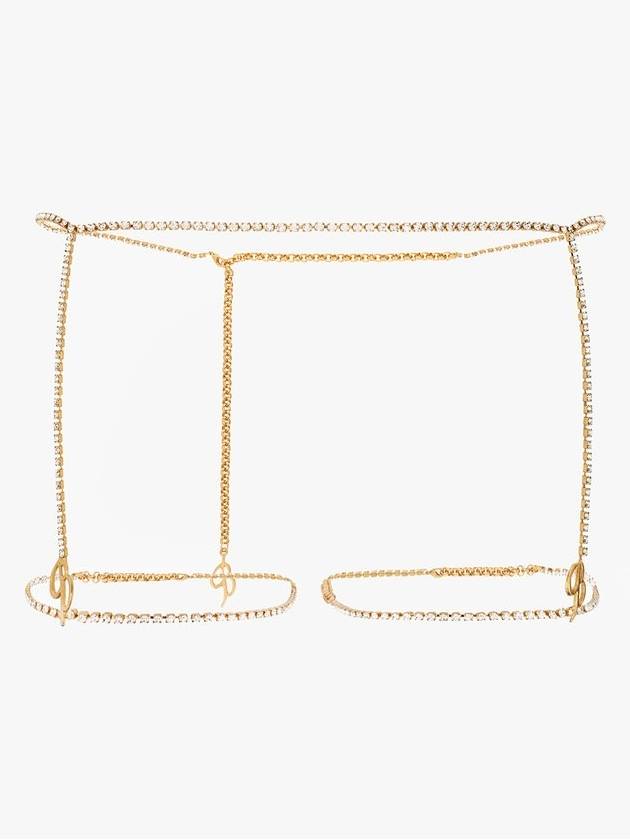 Blumarine B 플라크 장식 벨트