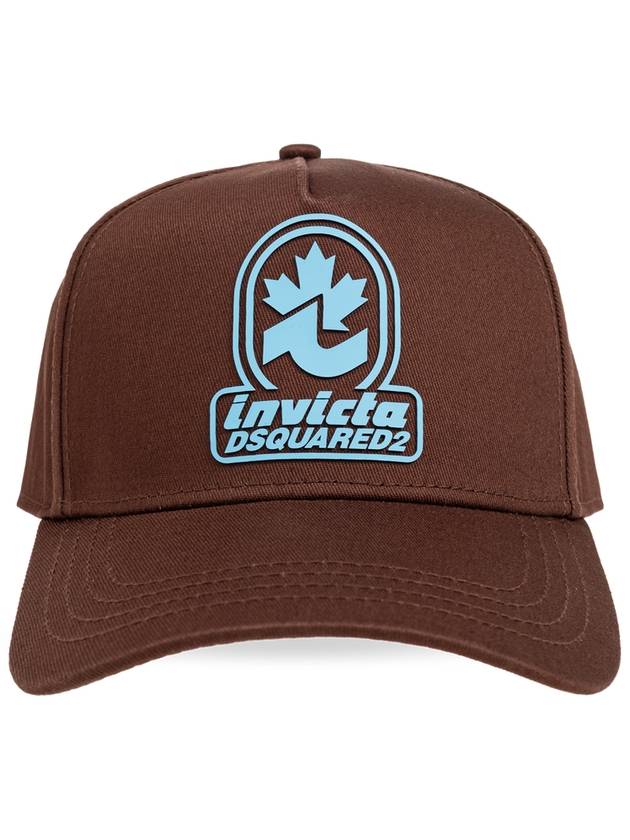 Dsquared2 Capsule Hat 'Invicta'  Men's  Brown