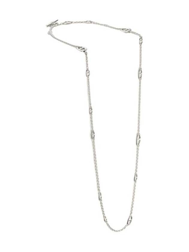 에르메스 파랑돌 롱 네클리스 120 스털링 실버 H104568B00