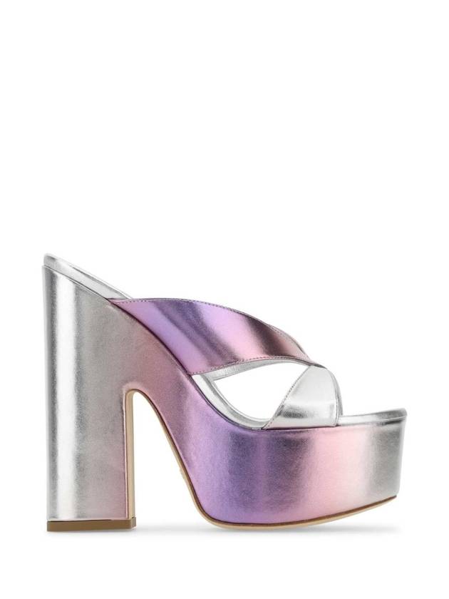 STUART WEITZMAN SD984 LIU 멀티컬러 가죽 마이애미 소하이 145 뮬