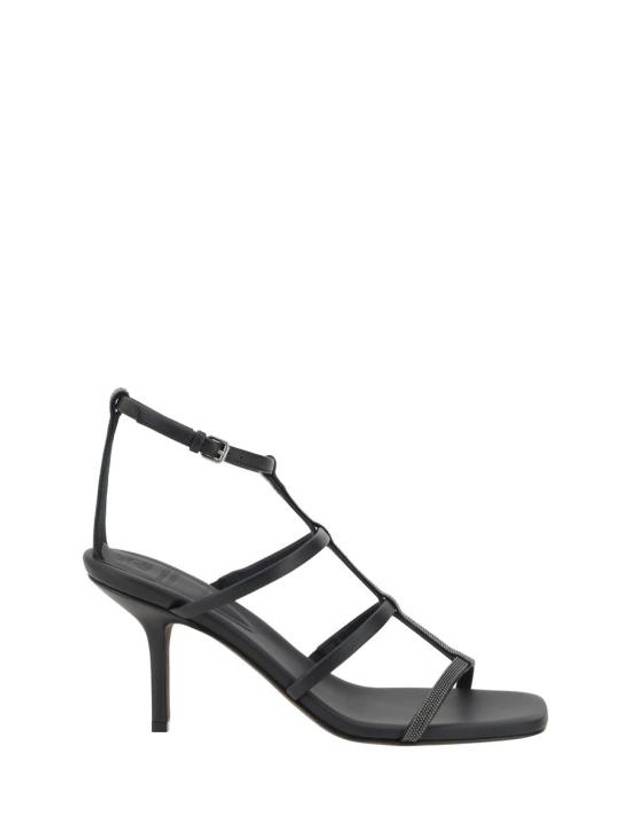 25SS 브루넬로 쿠치넬리 힐 펌프스 MZSKC2982 C101 Black