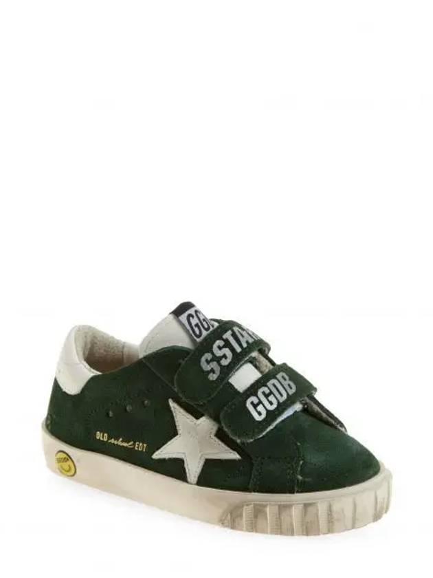 키즈 골든 Goose 키즈 올드스쿨 더블 Foxing 스니커즈 운동화 다크 Green 화이트 10439664