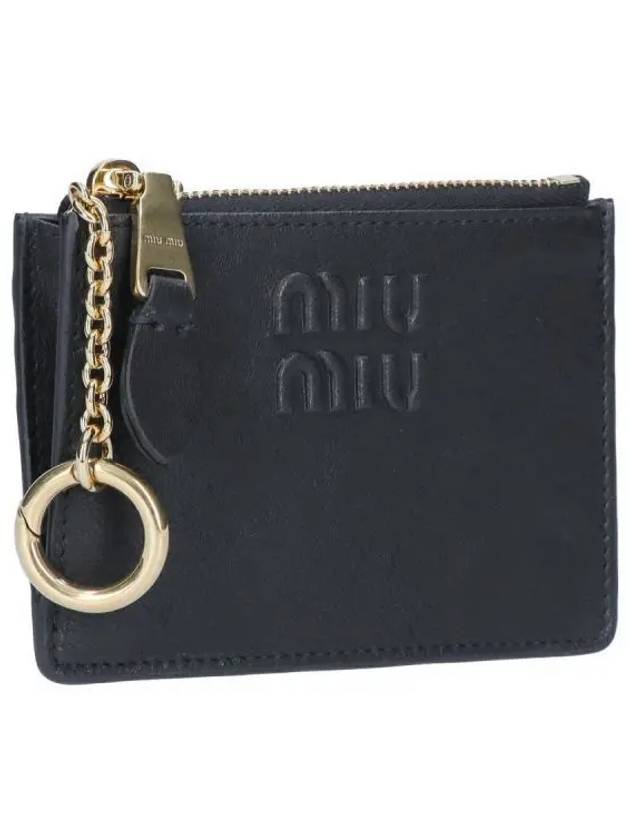 MIU 미우미우 25FW 나파 가죽 카드 지갑 5MC93M AEFX F0002