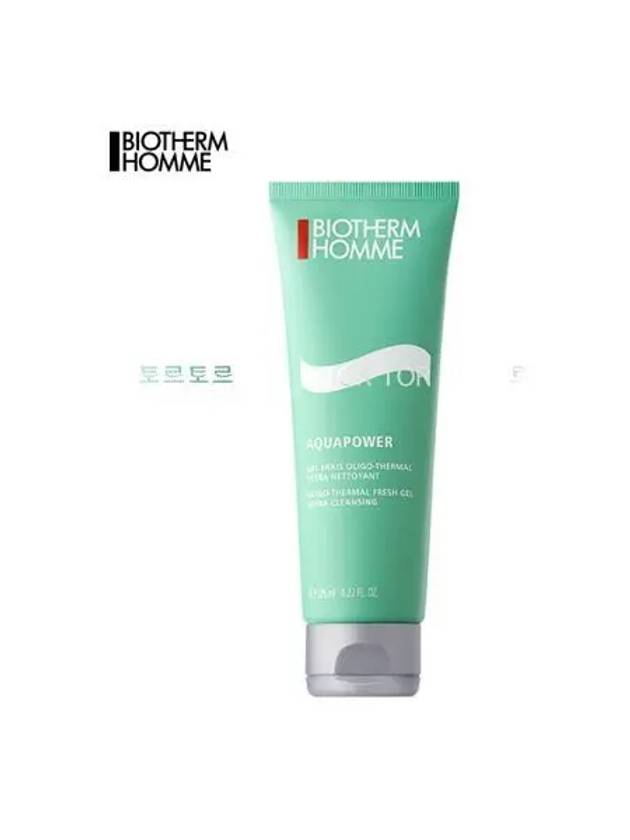 비오템 옴므 아쿠아파워 클렌저 125ml 촉촉한 클렌징폼 남성용 270741