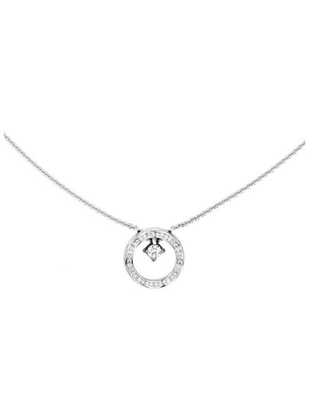 샤넬 18K 화이트 골드와 다이아몬드 네크리스J13216