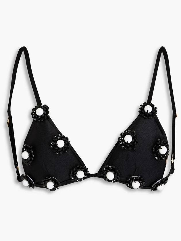 NB07 PATBO 여성 수영복 Flower embellished triangle bikini top 1647597347960322