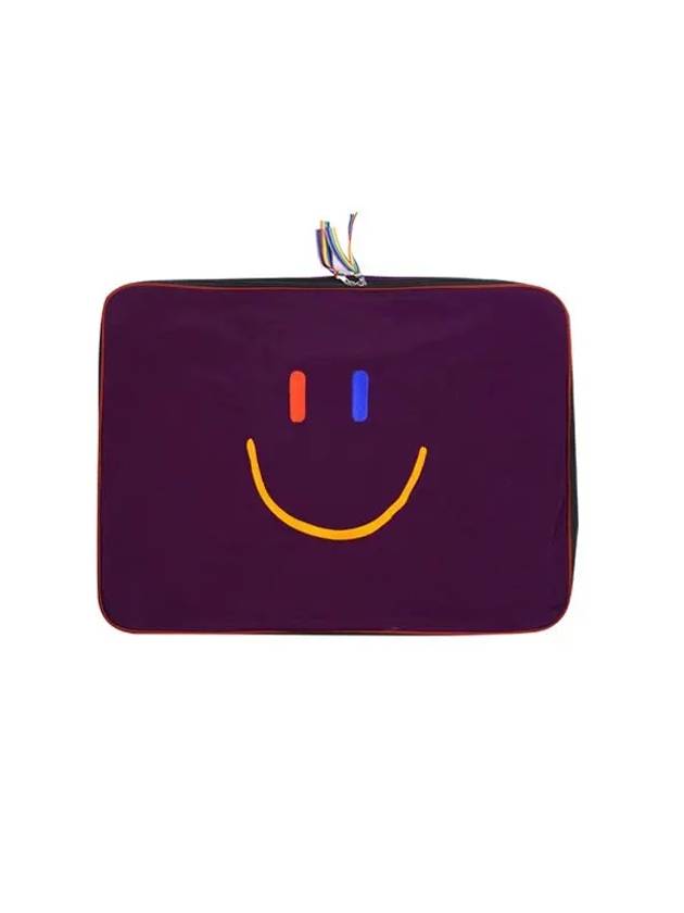 라라스마일 보스턴 캐리어 더플 백 퍼플