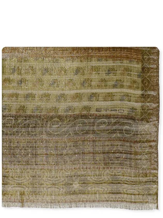 Etro 페이즐리 프린트 자카드 프린지 스카프 117775605_0800