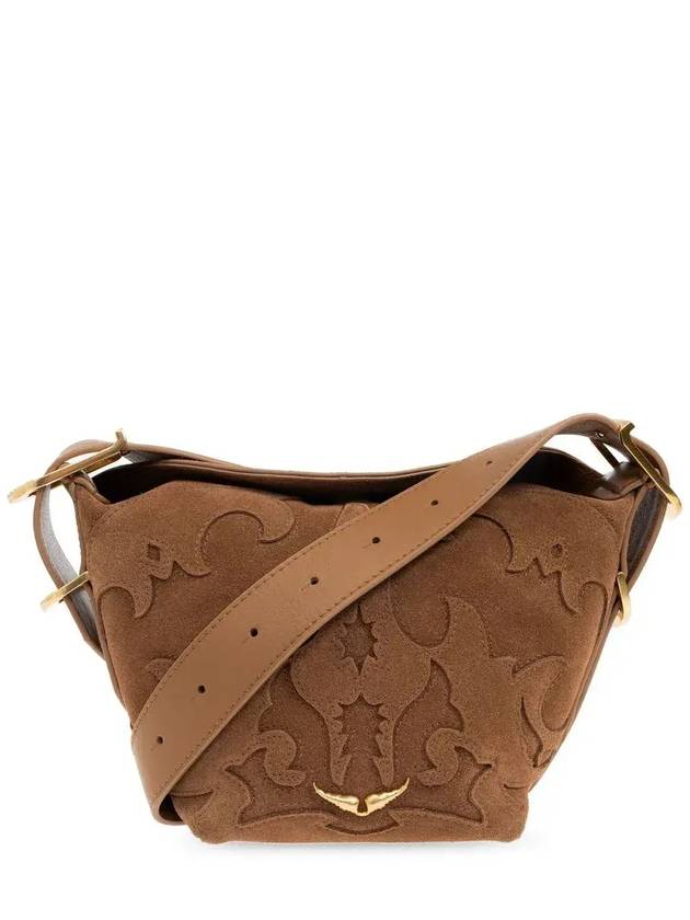 Zadig & Voltaire Baby Jane 폴드오버 숄더백 LWBA03926_201COGNAC