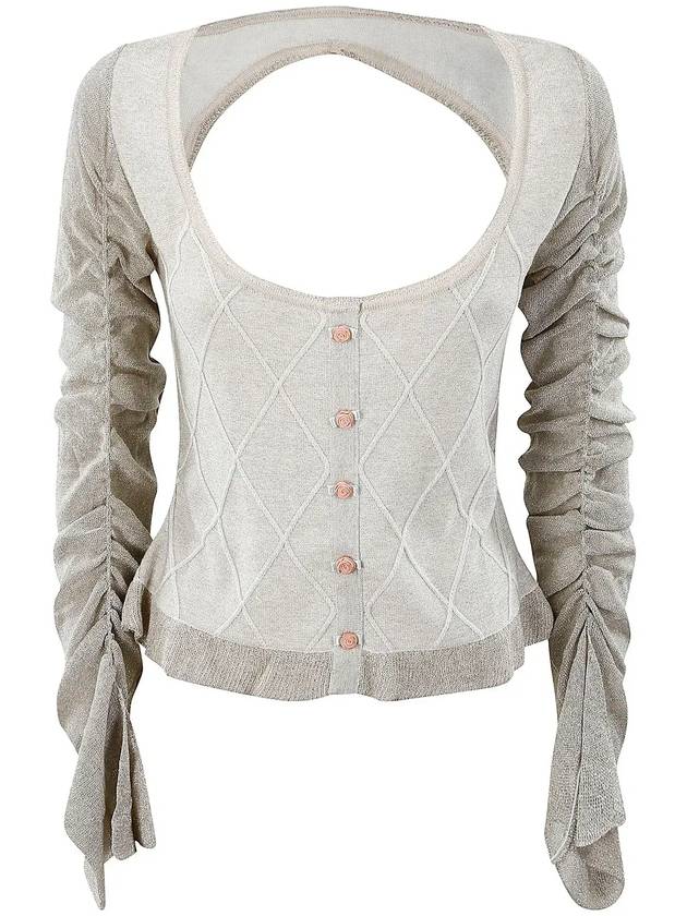 Cormio Elena 컷아웃 디테일 가디건 ELENA_FRIZZANTELATTE