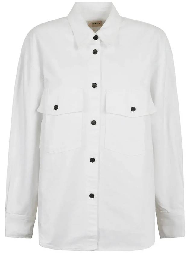 Khaite The Mahmet 버튼업 데님 셔츠 1137913_100