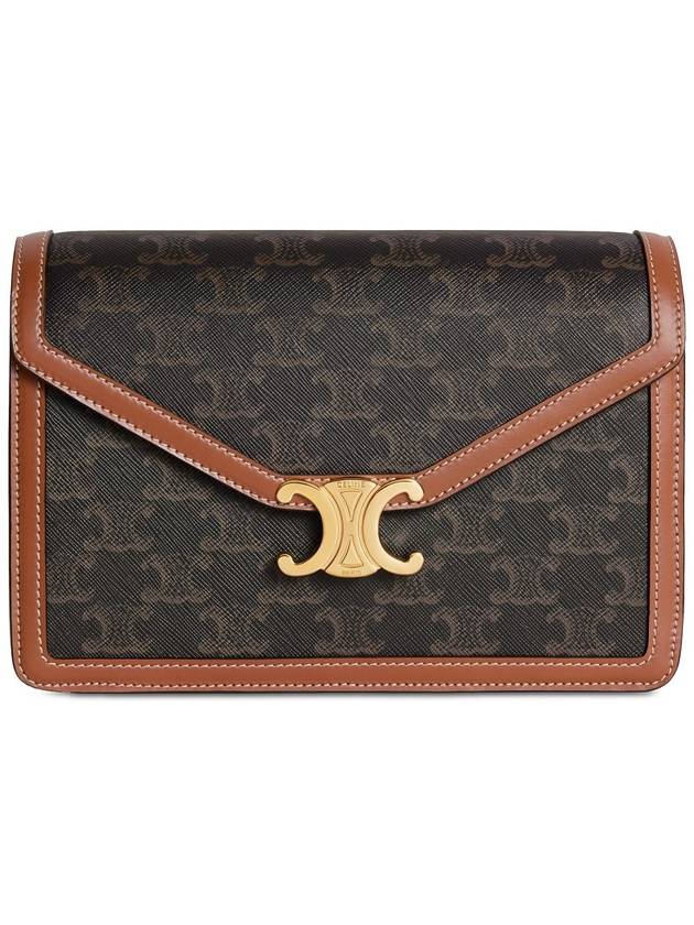 25SS 셀린느 엔벨로프 백 트리옹프 캔버스 카프스킨 탄 113322EZH 04LU