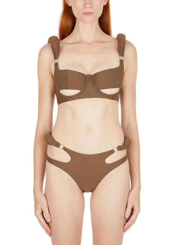 전체 스튜디오 컷아웃 디테일 비키니 탑