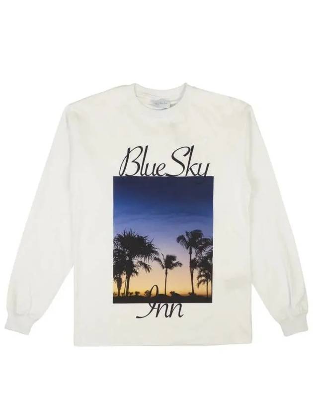 4224750 Blue Sky Inn White Ipanema Sunrise Long Sleeve T Shirt