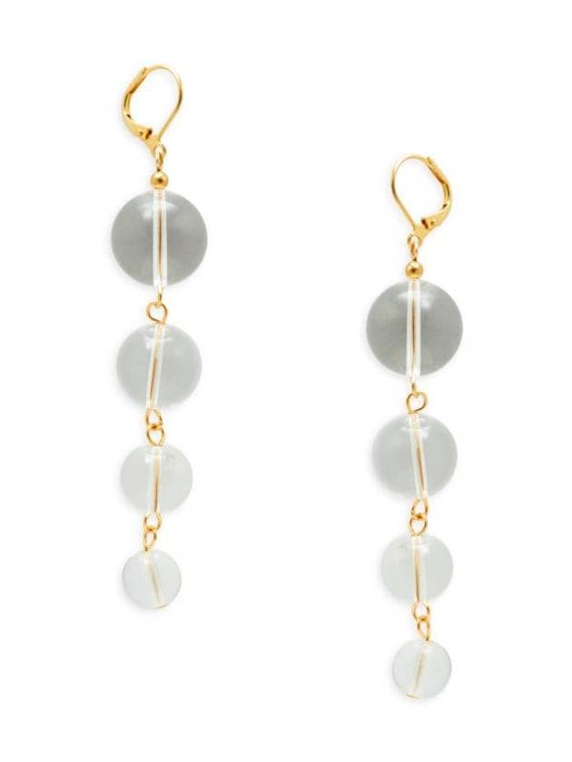 비즈 드롭 귀걸이 Beaded Drop Earrings