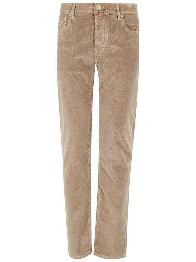 Jacob Cohen 로고 패치 스트레이트 레그 진